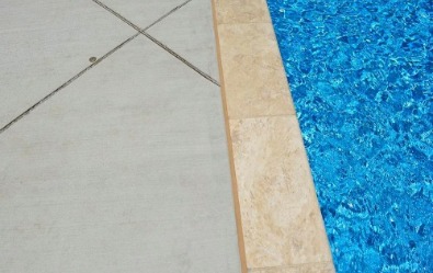 Travertine Coping, Swimming pool paver